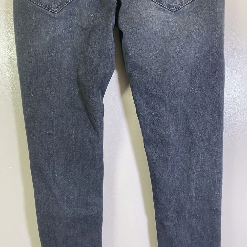 True Religion Jeans Size 34x32 Black Rocco Relaxed Skinny Pants Rock